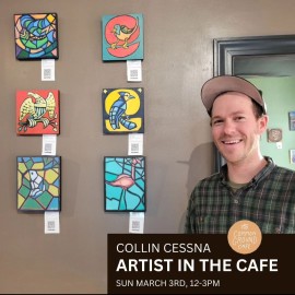 Artist in the Cafe: Collin Cessna